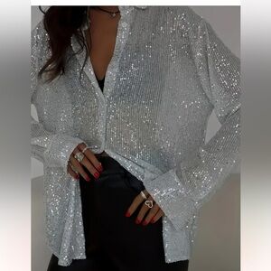 NWT- SOLID SEQUIN